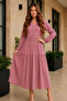 Hijab Dress B2527 Dusty Rose