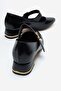 Accessories: Galvanized Pointed Toe Heeled Shoes with Ribbed Design, Black Wrinkled - 4
