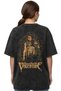 Bullet for My Valentine Rock Metal Music Band Back Printed Unisex Oversize Vintage Washed T-Shirt - 3