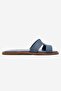 Biora Blue Genuine Leather Women's Slippers - 4