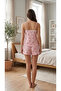Askılı Şort Pijama Takımı - 5