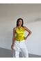 Halter Neck Satin Blouse - 3