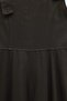 Half-Zippered Strappy Gabardine Gilet -Brown - 7
