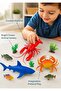 Sea Animal Collection Set Ocean Marine Life Figures Aquatic Creatures Educational Play Toys - 5