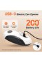 Rechargeable Electric Can Opener, One Touch Auto Side Cut Opener, Hands-free and Safe Smooth Edge Portable Kitchen Gadget for Seniors, Arthritis with Week Hand, Fits Most Can Shape and Size - 2