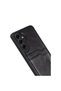 Samsung Galaxy M15 Compatible Leather Case with Sara Business Card Holder - Black - 5