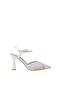 Women's Evening Dress Shoes with Buckle Closure and Goblet Heels