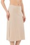 Women's Viscose Fabric Below Knee Long Skirt Dress Lining Underskirt Petticoat Skin - 3