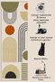 Sdt Shape Theme Patterned Modern Woven Base Decorative Carpet Sdt1649 - 5