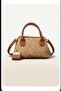 Women's Straw Look Retro Model Daily Minimal Hand and Shoulder Bag