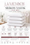 Pack of 4 100% Silicone Comfortable Slim Pillows - 2