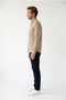 Men's Long Sleeve Plaid Linen Shirt 2402 - 3