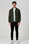 Men's Seasonal Jacket Snap-Closed Lycra Men's Overshirt Coat - 4