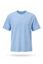 Basic Style Unisex Waffle Kumaş Basic Tişört T-Shirt - 2