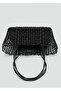Medium Size Knitted Patterned Shoulder Bag - 4