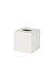 Velora Marble Tissue Box Cover White Square Holder Bathroom Decor 14X14X14Cm - 5