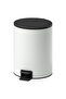 TURRIDNING Pedal bin, white/anthracite, 9 l