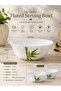 LaOpala Elegant Green Bamboo Serving Bowl Set – 227mm 2PCS