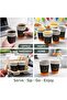 Sunny 6oz Disposable Paper Cups - 200 Pack - Heavy Duty White Hot & Cold Drink Cups for Coffee, Juice, Water - 7
