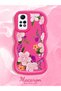 Redmi Note 12 Pro 4g Compatible Case Camera Protector Red Silicone Couple Phone Case Floral Pattern - 2