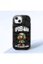 iPhone 13 Compatible Case Camera Protector Black Silicone Couple Phone Case Spiderman Patterned