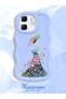 Infinix Hot 50I Compatible Case Camera Protector Blue Silicone Couple Phone Case Girl Pattern - 2