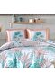 Clasy Double 4 Season Quilted Duvet Cover Set Sone Mint
