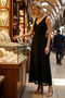 Women's Chiffon Maxi Dress V-Neck Sleeveless Shift Cut Woven Fabric Unlined Summer Collection Daily Casual