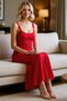 Women's Polka Dot Strappy Sleeveless Bodycon Maxi Dress Pool Neckline Fish Cut Daily Casual Modern - 3