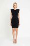 Women's Sleeveless Crew Neck Mini Viscose Polyamide Blend Knitwear Dress Relaxed Cut Casual Modern Stylish - 4