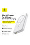 Airpow II Qi2 10000mAh Magnetic Power Bank | 15W Wireless + 22.5W USB-A + 20W PD USB-C | Airline Approved | For iPhone 12–16, Samsung - White - 2