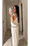 Natural Linen Blouse and Trousers Set - 30445 - 5