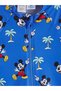 Vizyon New Season Blue Printed Baby Boy Jumpsuit Swimsuit - 3