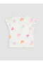 Ecru Butterfly Printed Girls' Set from Güli̇sgi̇yi̇m - 4