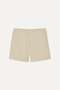 Men's Beige Color Straight Fit Shorts
