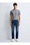 Jorah Mid-Waist Straight Leg Mid Indigo Jean Pants