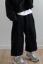 Summer Baggy Large Size Extra Wide-Leg Size Elastic Non-See-Through Fabric P Cotton U O Oversized Tracksuit