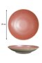 Set of 6 25 cm Rosa Patterned Porcelain Plates, Stylish Presentation and Serving Plate - 5