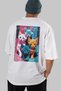 For the Love of Cats 15 Cats Printed White Oversize T-Shirt 100% Cotton Unisex Cat Lover Premium Design - 6