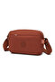 Daily Small Size Waterproof Lightweight Crinkle Fabric Women's Shoulder Bag Tile - 2