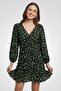 Women Floral Print Mini Dress, Multicolor - 5