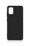 Samsung A51 Compatible Mini Black Star Patterned Silicone Case - 3