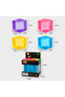 Squishy Cube Stress Ball, Squeeze Fidget Toy for Teens and Adults, Soft Sensory Toy for Hands, Tactile Squishies Play Cube in Display Box, Desk Home Office Classroom Gift Use - 8