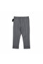 Women's Grey Cotton Capri Pants