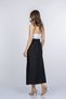 Women's Summer Black Valerie Elegant and Sporty Linen Skirt Stylish Daily Comfortable 6899 - 4