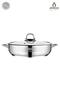 Nirvana 4-Piece Stainless Steel 18-20 cm Sahan Set with Glass Cover - 2