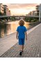 Boys' 100% Cotton Crew Neck Printed T-Shirt and Shorts 2-Piece Set - 4