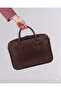1004 Vegan Leather 13-14 Inch Compatible MacBook Laptop Bag with Organizer - 6