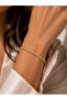 Steel Geometric Triangle Detailed Gold Color Women's Bracelet - 3