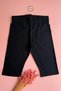 Woman |   2 Pieces of Above-Knee Cotton Lycra Black and Gray Underwear Leggings - 4